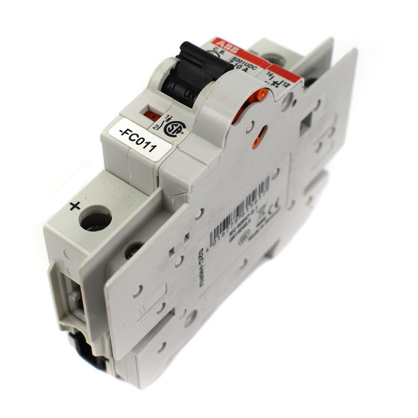 ABB S201UDC-Z 10A Mini Circuit Breaker 60VDC w/ S2C-H6RU Auxiliary Contact Z10A