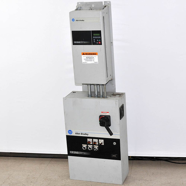Allen-Bradley 40HP VFD Motor Drive with Bypass Cabinet 1336S-B040-AA-EN3-L6