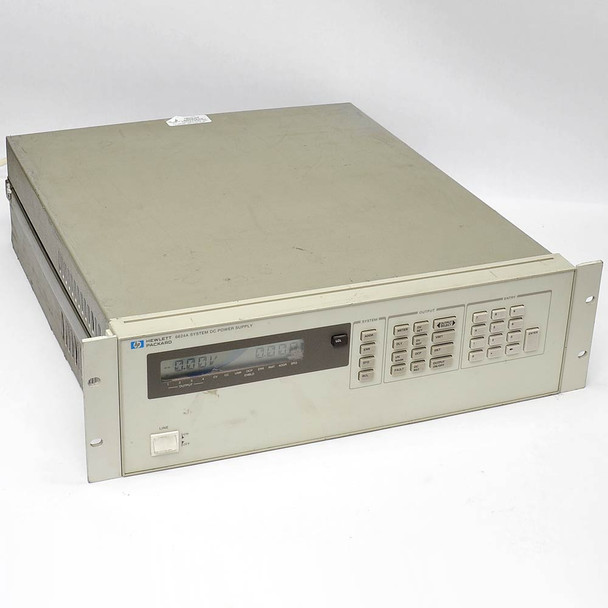 HP 6624A System DC Power Supply 4x 40W Outputs 0-7V, 20V, 50V 10370 - Parts