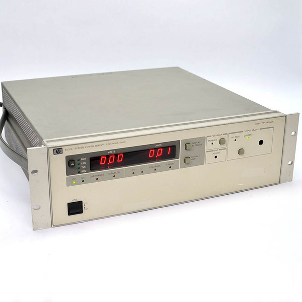 HP 6032A System DC Power Supply 1000W 0-60V 0-50A 120Vin Knob Broken Off - Parts