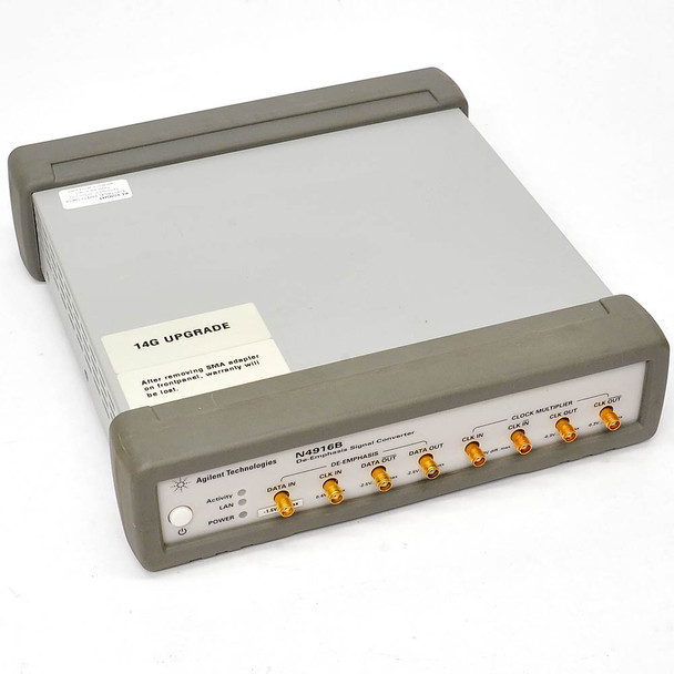 Agilent N4916B De-Emphasis Signal Converter 14G Upgrade Failed Calibration-Parts