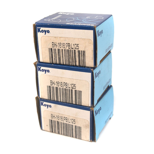 Koyo BH-1616;PB;L125 Drawn Cup Needle Roller Bearing, 1" Bore (3)