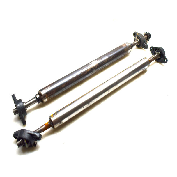 30.5" L Fixed Conveyor Rollers 1.9"D w/ 1.5"D Pillow Block Bearings (2)