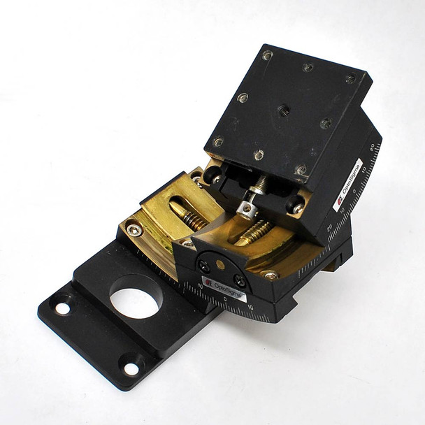 OptoSigma Stages 2x Goniometer Tilt +/-15 & 20 deg. 1x Linear 14mm