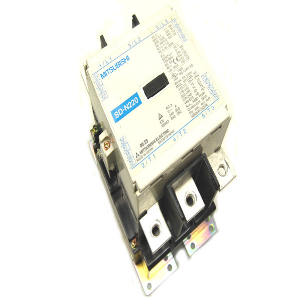 Mitsubishi SD-N220 Continuous 3-Pole 220A Magnetic Contactor/Starter 24VDC Coil