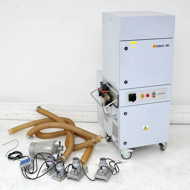 DR.Escherich ESUC 151 NC ESD Supply Unit with 4x TAIFUN-CLEAN, Hoses, Manuals