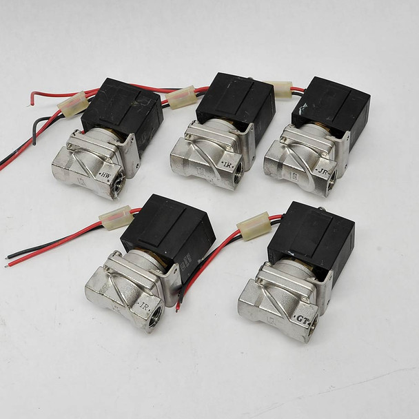 SMC VXZ2230J-X53 Solenoid Air Valves 24VDC Coil SS (5)