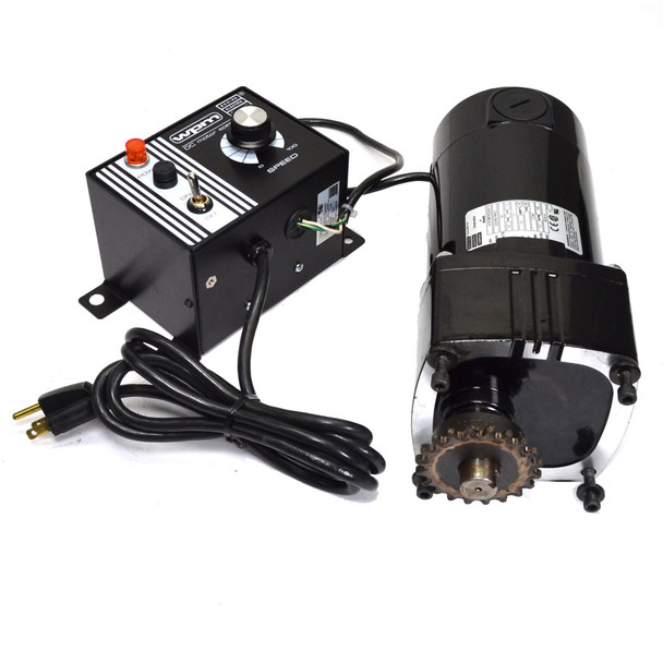 Bodine 42A5BEPM-E2 DC Electric Gearmotor and WPM-2137E1 DC Motor Speed Control
