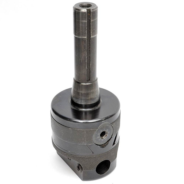 APT BHR8D Precision Boring Head with Integrated R8 Shank Micrometer Dial Adjust