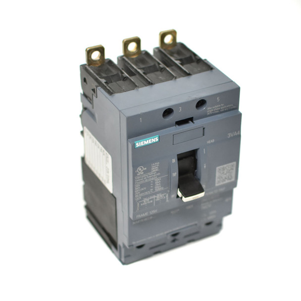 Siemens 3VA4110-6ED34-0AA0 Circuit Breaker 3P 100A 600V