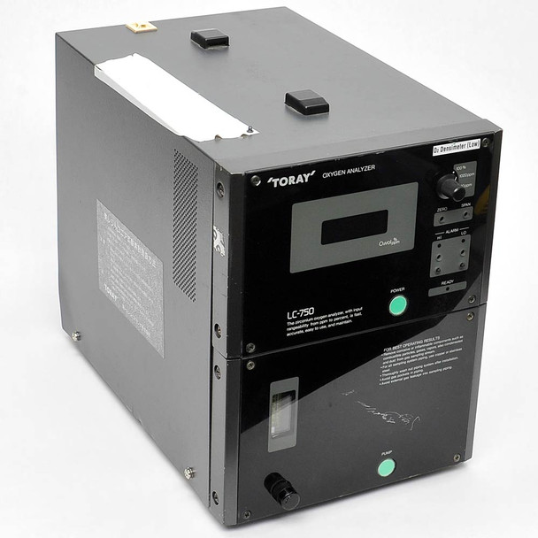 Toray LC-750/PC-120 Oxygen Gas Analyzer Halfway Works Failing Pump - Parts