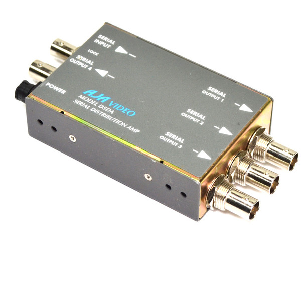 AJA D5DA Serial Multi-Format 1x4 Reclocking SD-SDI Distribution Amplifier