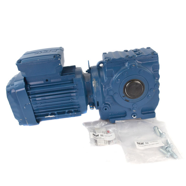 SEW-EURODRIVE SA47/T DRN71M4 Helical-Worm Gearmotor .5HP 1730/53 rpm 230/460V