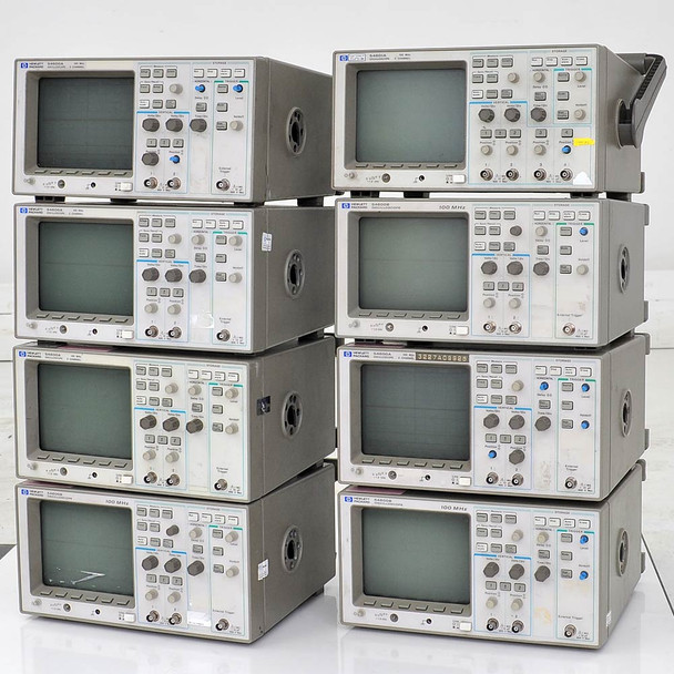 Hewlett Packard 54600A/B 54601A Oscilloscopes All Show Signals - Parts (8)
