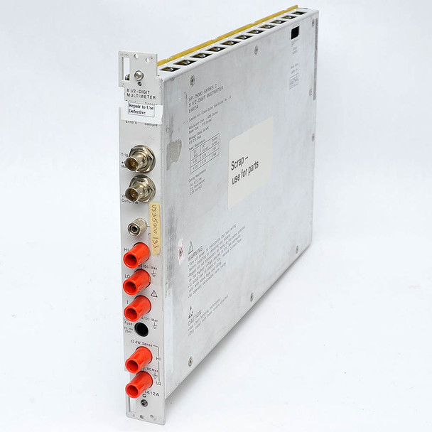 Hewlett Packard/Agilent E1412A 75000 C 6-1/2-Digit Multimeter Defective - Parts