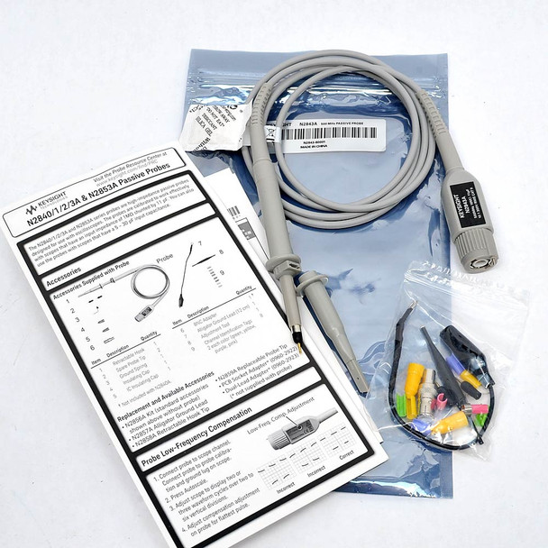 Keysight N2843A Passive Oscilloscope Voltage Probe 500MHz 10:1 +Accessories