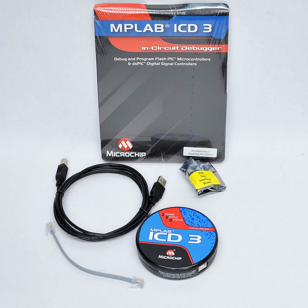 Microchip MPLAB ICD3 In-Circuit Debugger with Accessories DV164035 10-00420 Microchip MPLAB ICD3 In-Circuit Debugger with Accessories DV164035 10-00420
