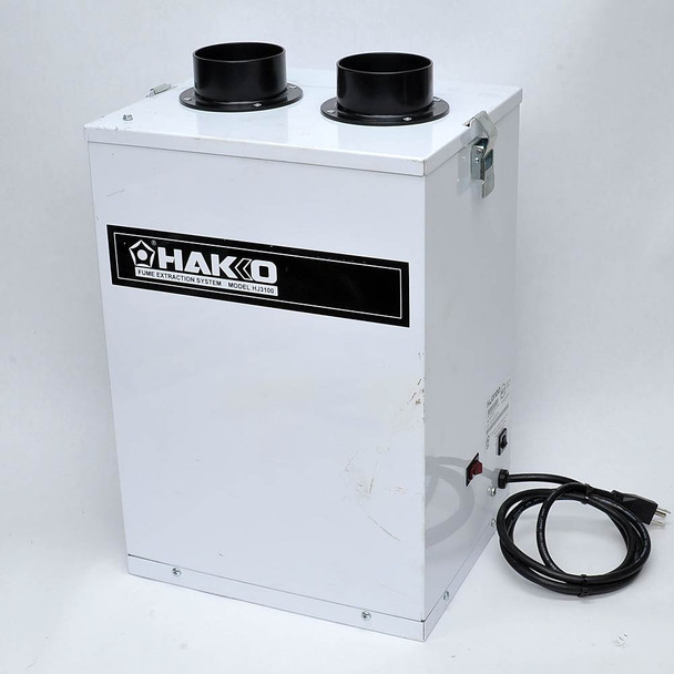 Hakko HJ3100 Soldering Fume Extractor HEPA/Carbon Filtration 2x 3" Inputs 115VAC
