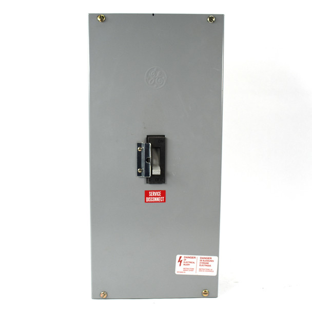 General Electric GE TE100S Enclosure w/ TED134100 100A 480VAC 250VDC 3P Breaker