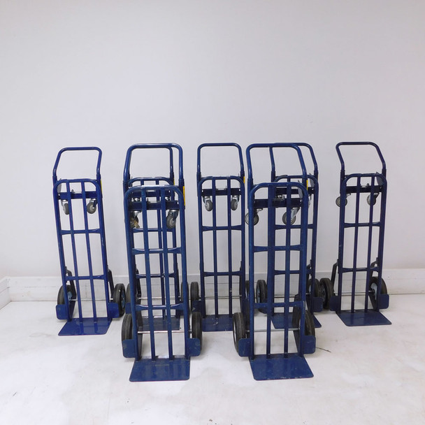 Uline H-966 Hand Truck Convertible Platform Dolly Cart Steel 700lb/1000lb