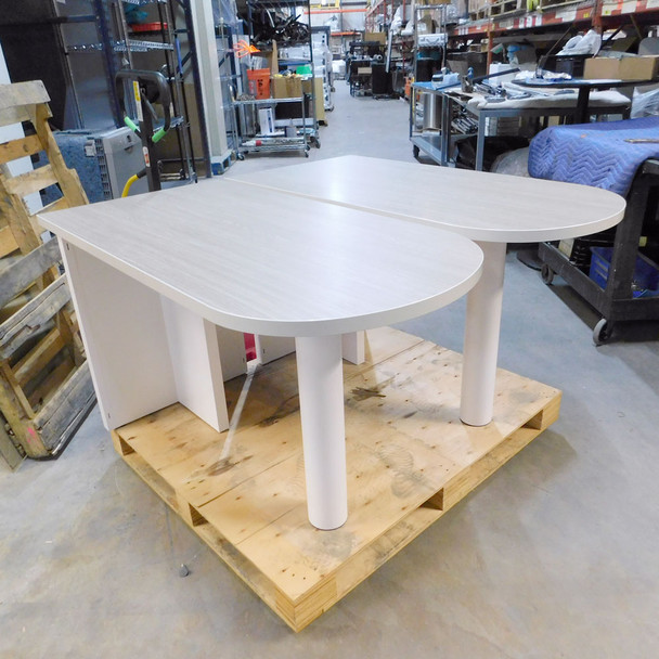 Knoll D-Shaped Top Peninsula Desk/Worksurface 48" W x 24" D x 23-1/2" H