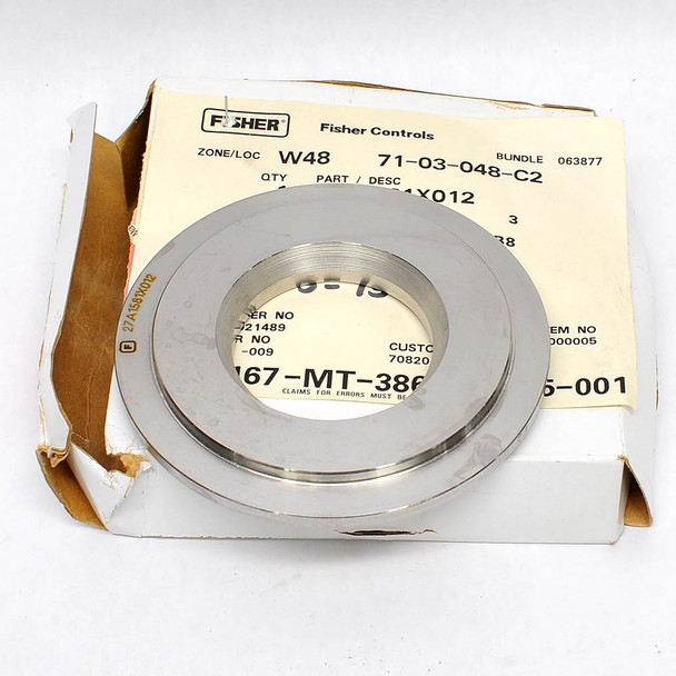 Fisher 27A1581X012 Seat Ring Stainless Steel NPS 3 DN 80 Body Type 92 Valve