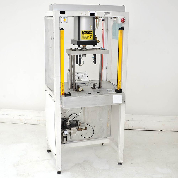 6 Ton Pneumatic Press Parker 8"Bore/Stroke 250PSI Cylinder+Safety Curtains-Parts