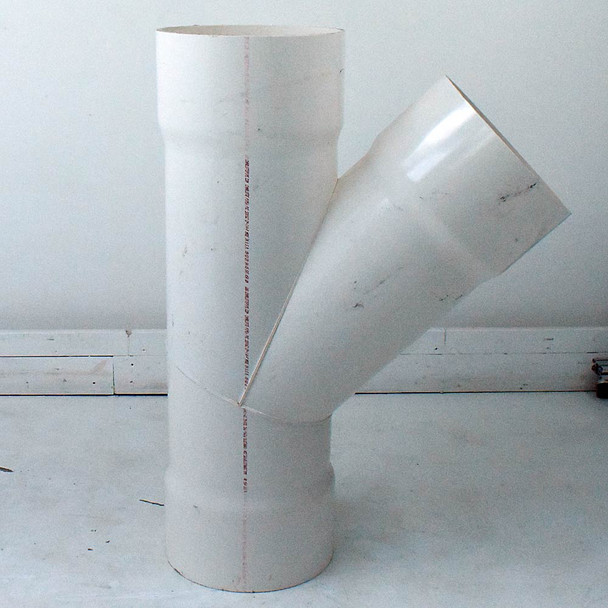 Charlotte Pipe PVC 00600 2600 16" PVC DWV Wye All Hub NSF dwv SCH40