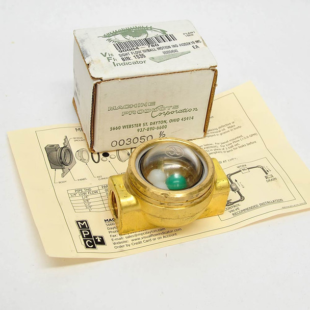 MPI Model 202 003050 Visual Liquid Flow Indicator 1/2"
