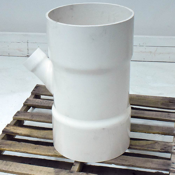 NEW Charlotte Pipe 00601 6200 PVC DWV Reducing Wye 16" x 16" x 4" Hub SCH40