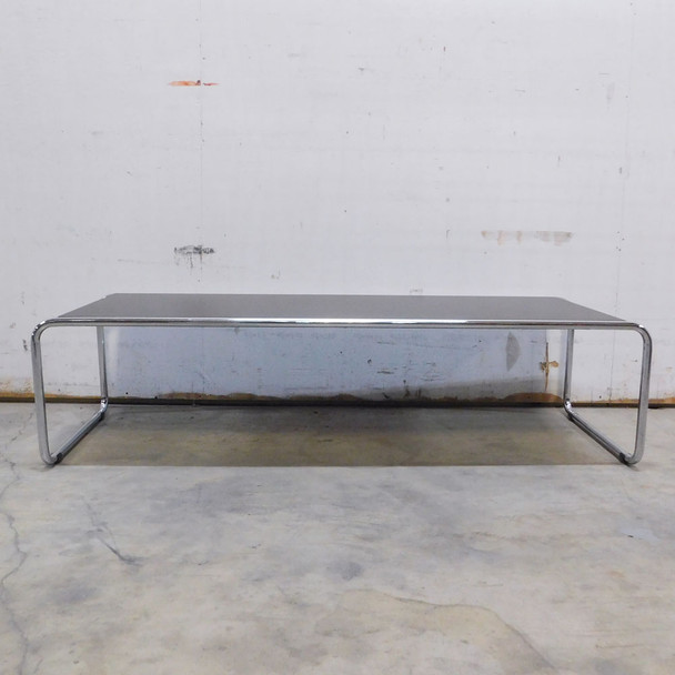 Modern Chrome Coffee Table Low Profile 53" L x 19" D x 13-3/4" Height