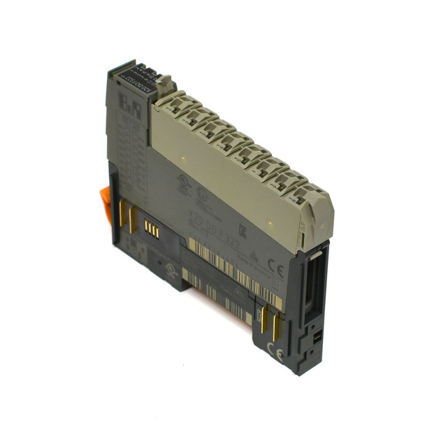 B&R Automation X20 DI F322 Rev C3 24VDC Digital Control Module w/ X20 BM 11 Base