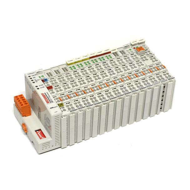 Beckhoff BK5110 Bus Coupler w/ KL1408, KL1114, KL2134, KL2408, KL9100, & More!