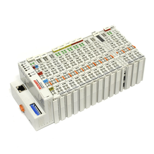 Beckhoff BK9000 Bus Coupler w/ KL1408, KL1114, KL2134, KL2408, KL9184, & More!