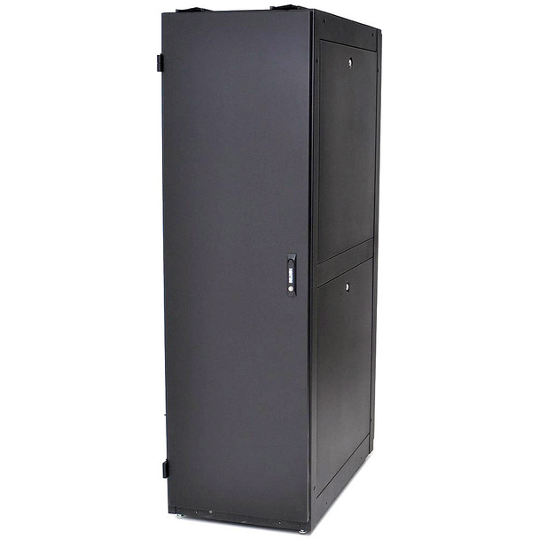 Belden XH3M 42U 19" Server Rack Cabinet Enclosure Solid Locking Doors/Sides