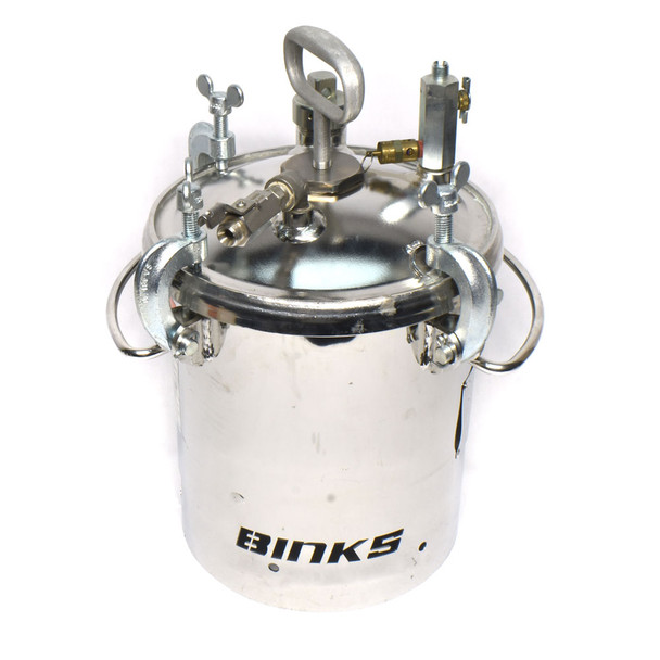 Binks 183S-200 Stainless Steel 2-Gal Pressure Tank