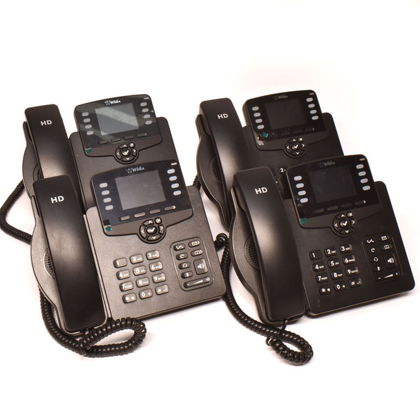 Wildix WP480G VoIP Business Desk Phone w/ Stands (4)
