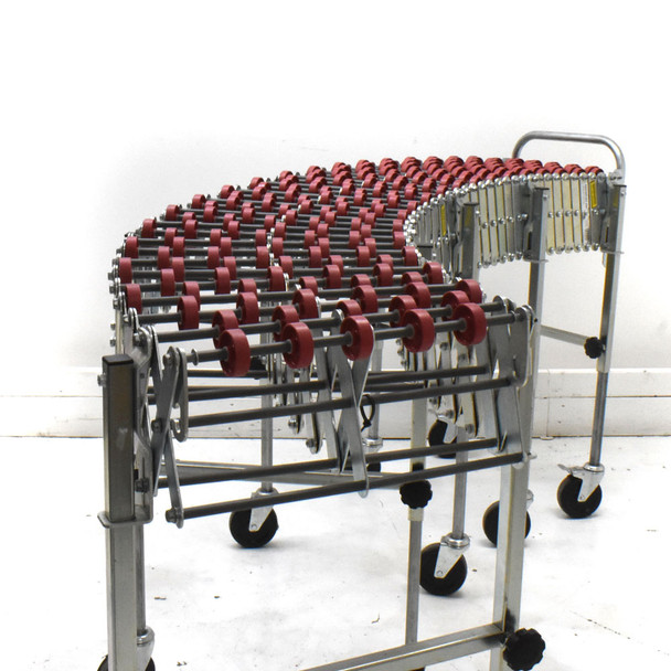 NestaFlex 226 Flexible Skatewheel 18"W Gravity Conveyor 51"-201"