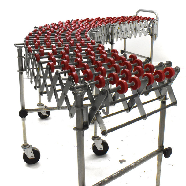 NestaFlex 175 Flexible Skatewheel 18"W Gravity Conveyor 51"-201"