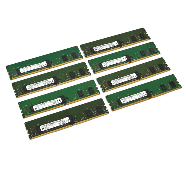 Micron MTA9ASF1G72PZ-2G9E1 Server ECC Memory 8GB (8)