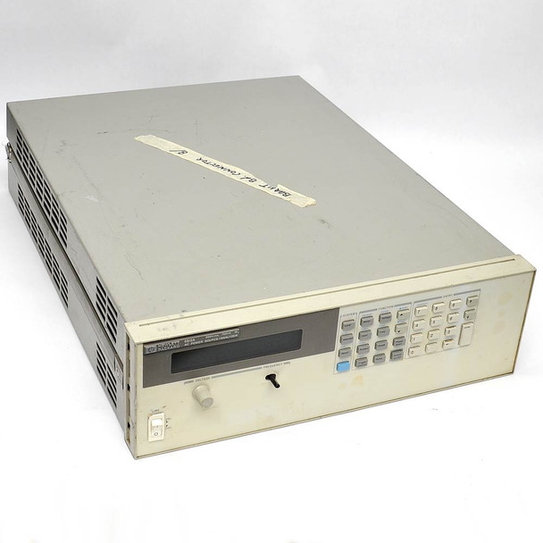 HP 6812A AC Power Source/Analyzer 1phase 300Vrms 750VA Powers on, BAD! - Parts