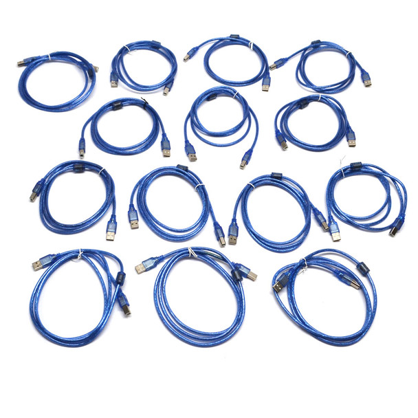 Blue 15ft USB Type A 2.0 to USB Type B 2.0 Cable (14)