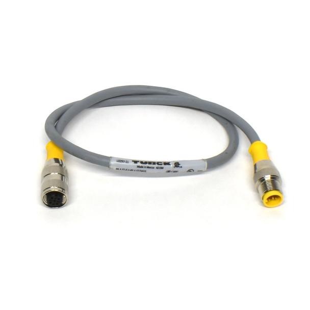 Turck RK 4.5T-0.5-RS 4.5T/S653 U2297-11 Double Ended Cordset M12 Eurofast 5 Wire