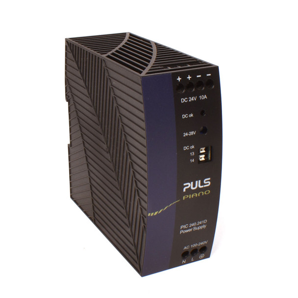 PULS Piano PIC240.241D Power Supply 24V, 10A, 240W 1-Phase DIN Rail