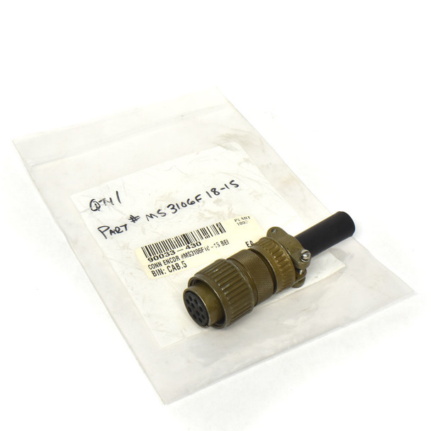 Amphenol Aerospace MS3106F18-1S Circular MIL Spec Connector ER 4C 4#12 Pin Plug