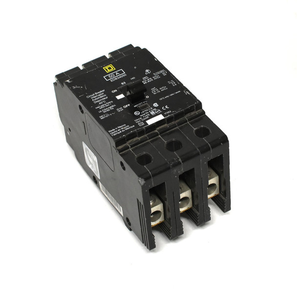 Square D EDB34050 Circuit Breaker 50A 480VAC 3P