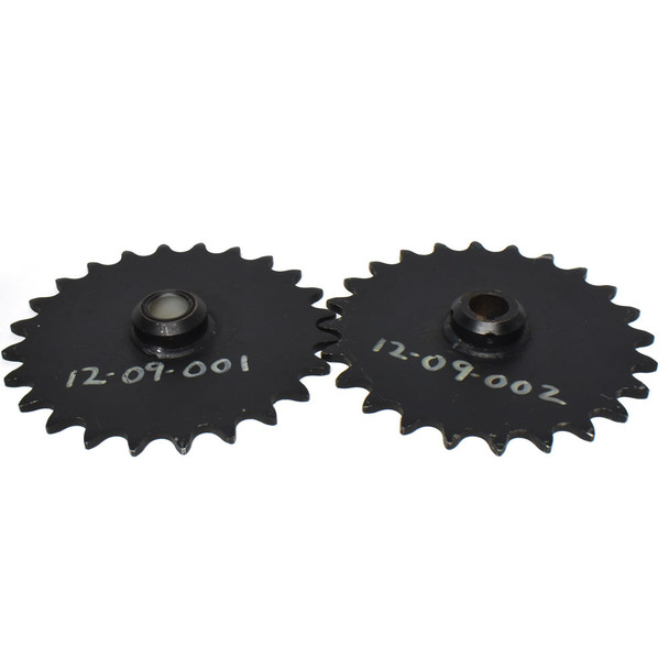 Roller Chain Sprocket 24 Teeth 10.25" Dia, 30mm Bore (2)