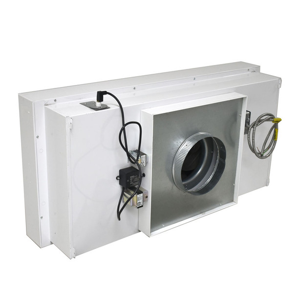 Clean Rooms International SAM 24 MS GS 2x4 HEPA Ceiling FFU w/ UV Light 277VAC