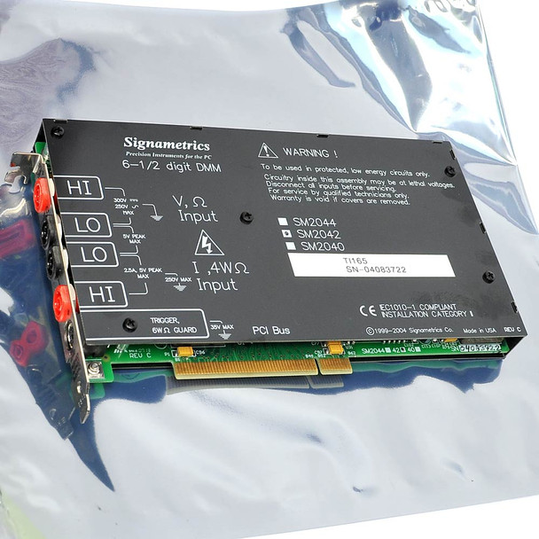Signametrics SM2042 PCI 6-1/2 6.5 Digit Programmable Digital Multimeter V/O/Cap.