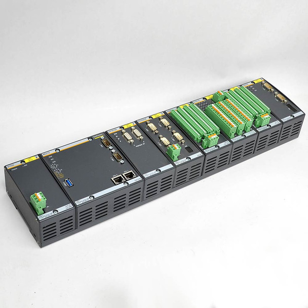 Bachmann MC212 PLC Processor Complete AIO288 DIO216 Analog Digital Input/Output